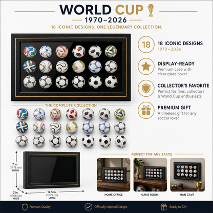 𝐎𝐟𝐟𝐢𝐜𝐢𝐚𝐥 𝐁𝐫𝐚𝐧𝐝 𝐒𝐭𝐨𝐫𝐞 | VORAID®🏆2026 World Cup Sale -🔥Handcrafted Mini Soccer Ball Collection (1970–2026)